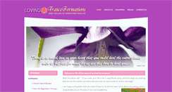 Desktop Screenshot of lovingtranceformations.com